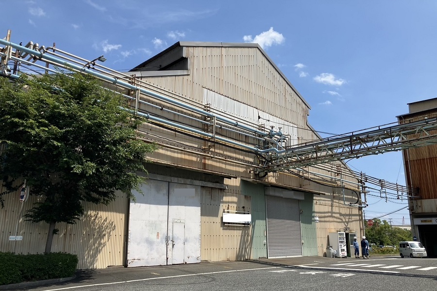 【賃貸】兵庫県尼崎市1,129.26m2(341.60坪)の貸し倉庫（貸倉庫）・賃貸倉庫の外観